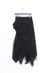 Marc Le Bihan Layered Irregular Skirt 2597 H21 Black